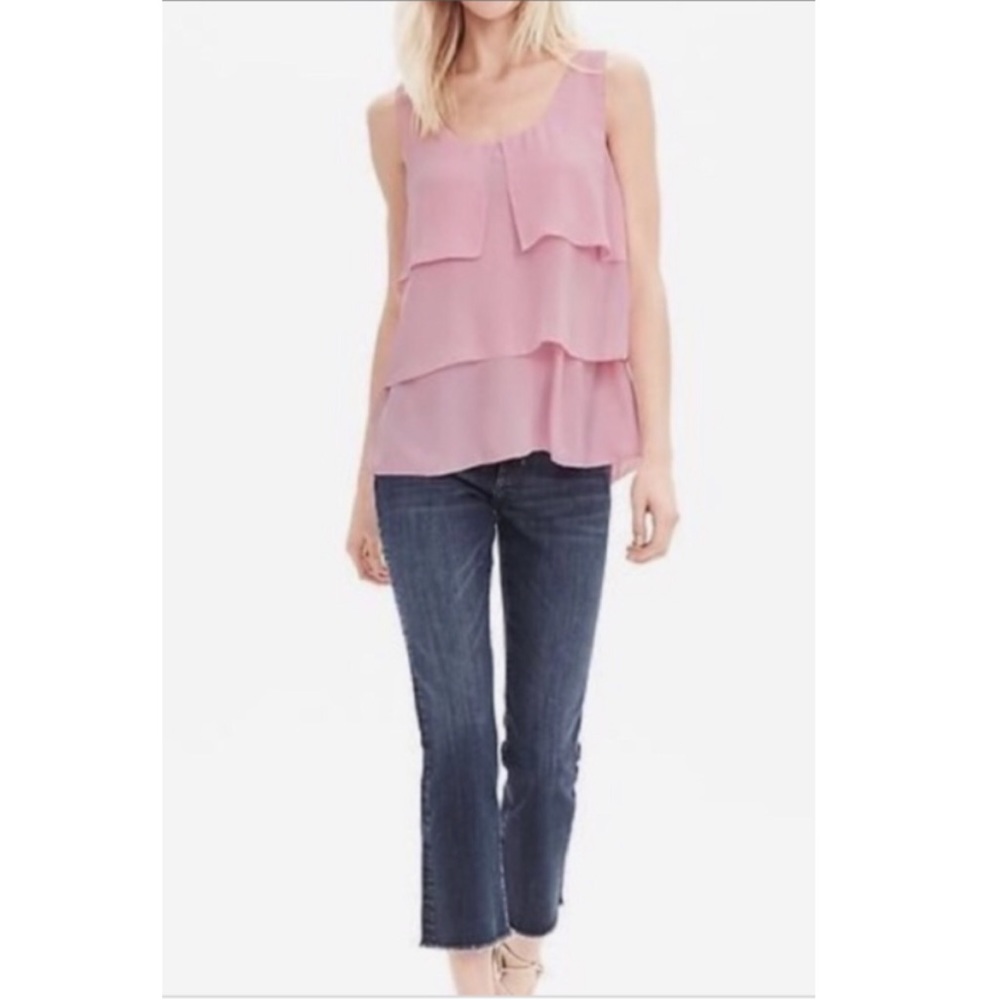 Banana Republic Sleeveless Layered Top XS Petite NEW